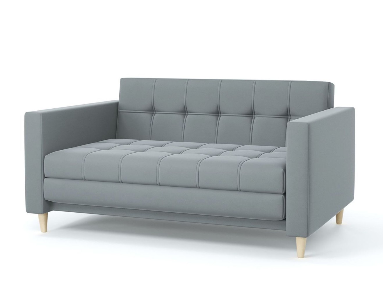 Диван-кровать Квадро велюр Зара Маус 12