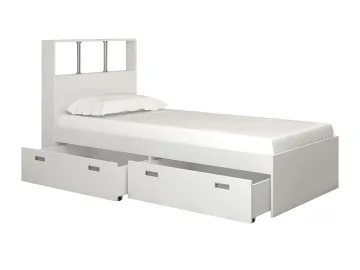Кровать Бриз 6 900, белый гладкий