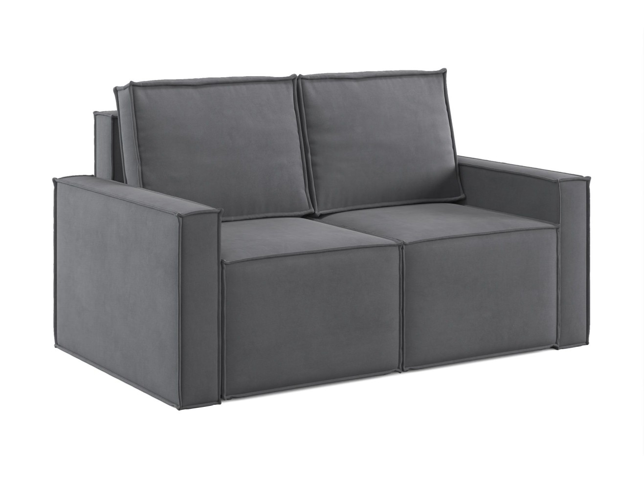 Диван-кровать Лофт мини 2 модуля, Zara (Зара)-Grey (Грей) 18