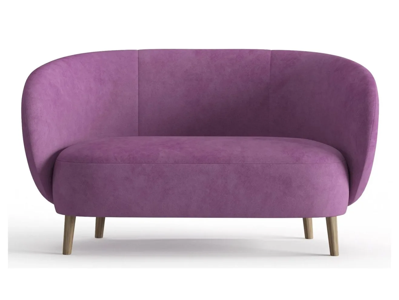 Диван прямой Тейлор, велюр Maserati Violet (Мазерати Виолет) арт. 225199
