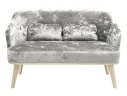 Диван Комфорт-5 plush silver (плаш сильвер)/бесцветный лак арт. 501666