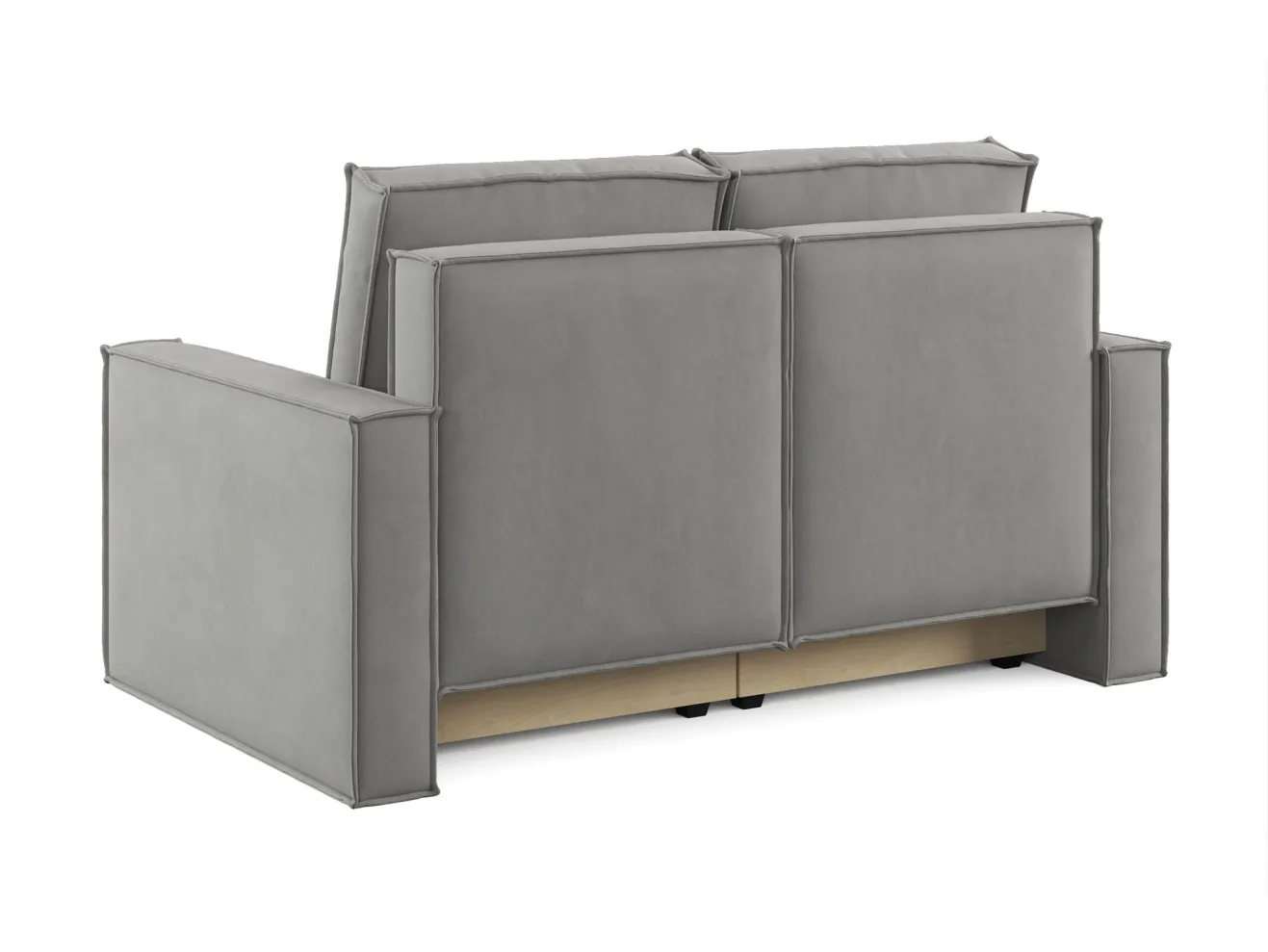 Диван-кровать Лофт мини 2 модуля, Zara (Зара)-Steel (стил) 52 арт. 9745