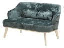 Диван Комфорт-5 plush dusty green (плаш дасти грин)/бесцветный лак