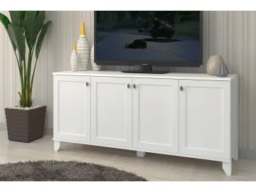 Комод Ренди 30 М рамка МДФ, белый
