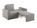 Диван-кровать Лофт мини 2 модуля, Zara (Зара)-Steel (стил) 52