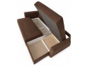 Угловой диван-кровать Мартин коричневый велюр, правый угол арт. 158189