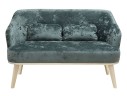 Диван Комфорт-5 plush dusty green (плаш дасти грин)/бесцветный лак