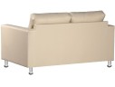 Диван офисный Ватсон бежевая экокожа, 130x75х90