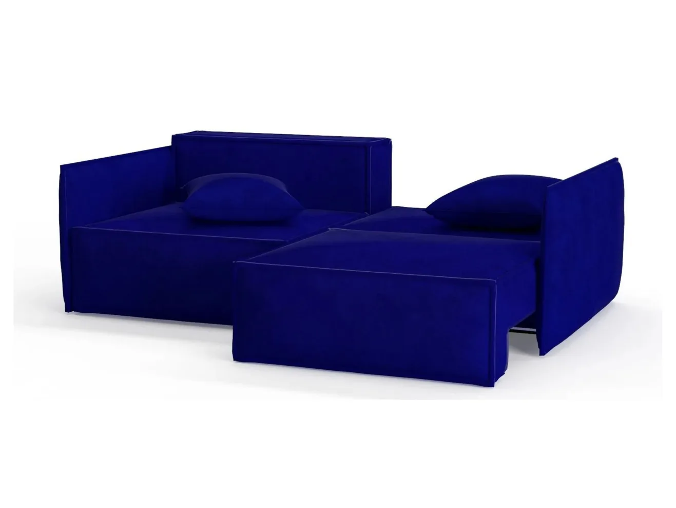 Диван-кровать Стенли, велюр Zara Blue (Зара Блю) арт. 225269