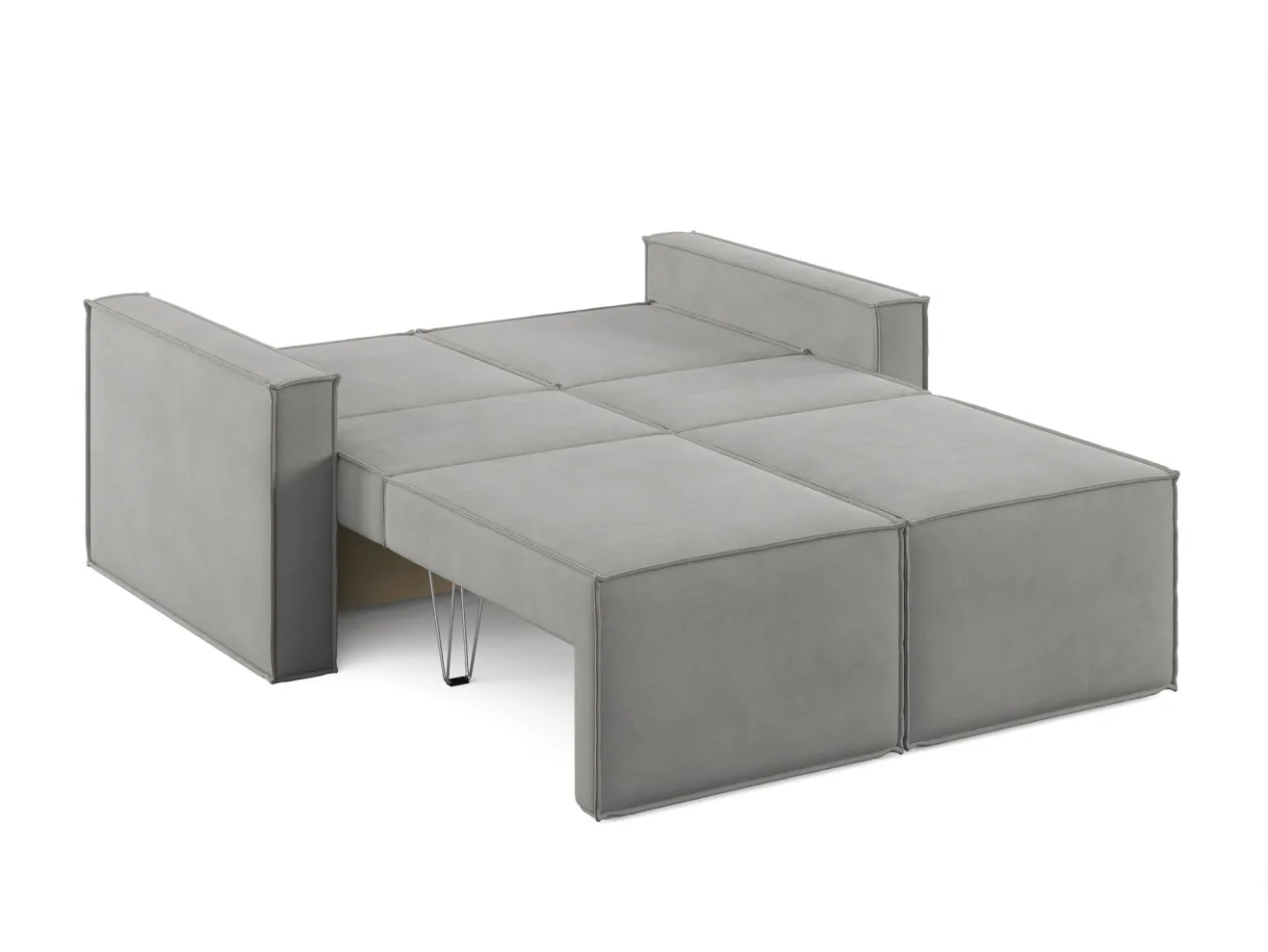 Диван-кровать Лофт мини 2 модуля, Zara (Зара)-Steel (стил) 52 арт. 9745