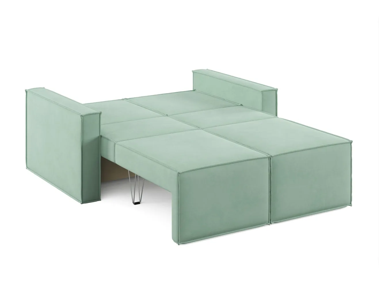 Диван-кровать Лофт мини 2 модуля, Zara (Зара)-Mint (Минт) 14 арт. 9744