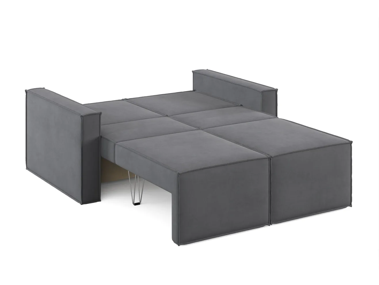 Диван-кровать Лофт мини 2 модуля, Zara (Зара)-Grey (Грей) 18 арт. 9741