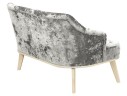 Диван Комфорт-5 plush silver (плаш сильвер)/бесцветный лак