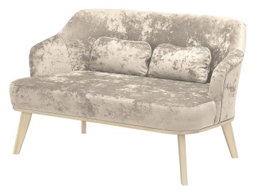 Диван Комфорт-5 plush cream (плаш крем)/бесцветный лак