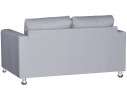 Диван офисный Ватсон серая экокожа, 130x75х90