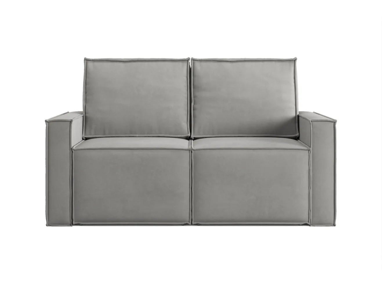 Диван-кровать Лофт мини 2 модуля, Zara (Зара)-Steel (стил) 52 арт. 9745