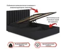 Мягкая кровать Olivia 1800 темная с подъемным механизмом арт. Тэ-00004090