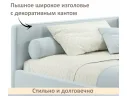 Мягкая кровать-тахта Kapri 1200 мята пастель c подъемным механизмом арт. Тэ-00005627