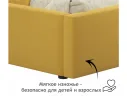 Односпальная кровать-тахта Bonna 900 желтая с подъемным механизмом арт. Тэ-00002688