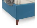 Мягкая кровать Betsi 1600 синяя с подъемным механизмом арт. Тэ-00002977