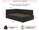 Мягкая кровать-тахта Bonna 1200 шоколад c ортопедическим основанием арт. Тэ-00005607