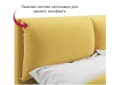 Мягкая кровать Vita 1600 желтая с подъемным механизмом арт. Тэ-00005492