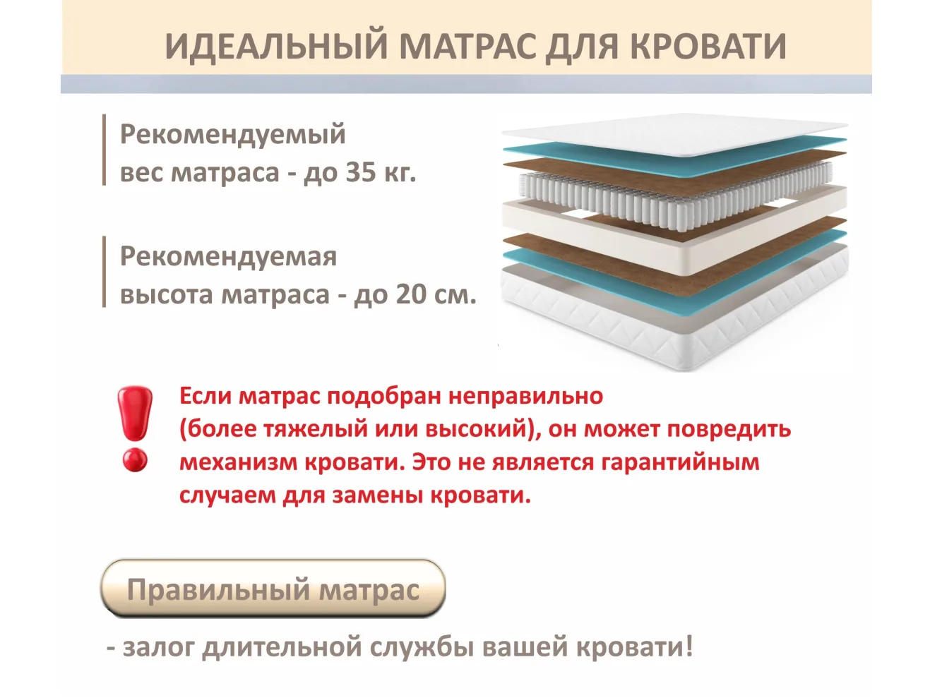 Мягкая кровать NEO с подсветкой и подъемным механизмом бежевая арт. Тэ-00005439