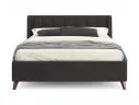 Мягкая кровать Betsi 1600 шоколад с подъемным механизмом арт. Тэ-00003880