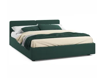 Мягкая кровать Erika 1600 изумруд с подъемным механизмом