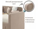 Мягкая кровать Эмили 900 c ящиками мокко арт. Тэ-00007149