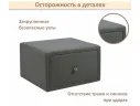 Мягкая прикроватная навесная тумба Mild маренго темно-серая арт. Тэ-00005904