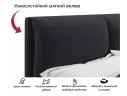 Мягкая кровать Vita 1600 темная с ортопедическим основанием арт. Тэ-00005505