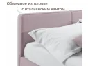 Мягкая кровать Erika 1600 лиловая с подъемным механизмом арт. Тэ-00005681