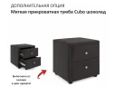 Мягкая кровать Elda 900 шоколад с ортопедическим основанием и матрасом ГОСТ арт. Тэ-00003894