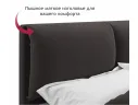 Мягкая кровать Vita 1600 шоколад с ортопедическим основанием арт. Тэ-00005506