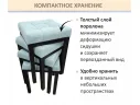 Табурет мягкий на усиленном металлическом каркасе Бёрн мята пастель (комплект 2 шт.) арт. Тэ-00007114