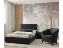 Мягкая кровать Selesta 1200 темная с подъем.механизмом арт. Тэ-00002673
