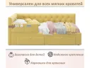 Мягкий защитный бортик желтый арт. Тэ-00005384
