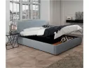 Мягкая кровать Selesta 1400 серая с матрасо ГОСТ с подъемным механизмом арт. Тэ-00002396