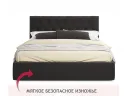 Мягкая кровать Verona 1600 шоколад с ящиками арт. Тэ-00005467
