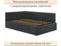Мягкая кровать Milena 1200 темно-серый маренго с ортопедическим основанием арт. Тэ-00005844
