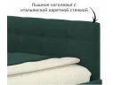 Односпальная кровать-тахта Bonna 900 с защитным бортиком изумруд с подъемным механизмом арт. Тэ-00005551