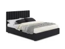 Мягкая кровать Olivia 1600 темная с подъемным механизмом арт. Тэ-00003856