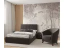 Мягкая кровать Selesta 1200 шоколад с ортопед.основанием арт. Тэ-00004302