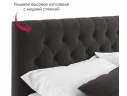 Мягкая кровать Verona 1600 шоколад с ящиками арт. Тэ-00005467