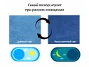 Мягкая кровать-тахта Afelia 900 синяя с ортопедическим основанием арт. Тэ-00005299