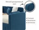 Мягкая кровать Эмили 900 c ящиками синяя арт. Тэ-00007139