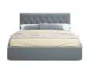 Мягкая кровать Verona 1400 серая с подъемным механизмом арт. Тэ-00003818