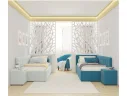 Односпальная кровать-тахта Bonna 900 синяя ортопед.основание арт. Тэ-00002723