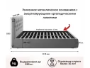 Мягкая кровать Verona 1800 беж с ортопедическим основанием арт. Тэ-00003846